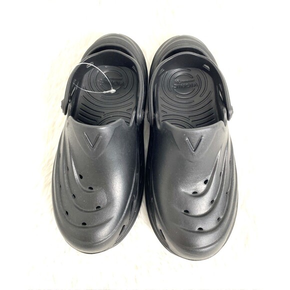Vionic Mules Wave Recovery Rx Clogs Unisex  Black Women Size 5 Men 3 Slingback